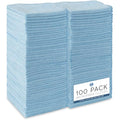 S&T INC. 100 Pack of Microfiber Cleaning Cloth, Bulk Microfiber Towel for Home, Reusable and Lint Free Cloth Towels for Car