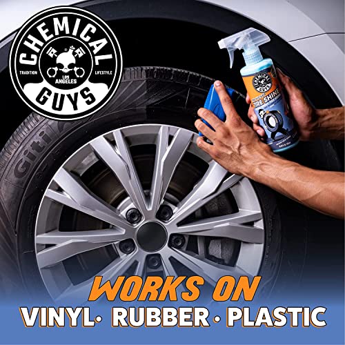 Chemical Guys Tire Kicker Sprayable Extra Glossy Tire Shine Spray, Dry-to-Touch Dressing - Restores Wet Look to Rubber, Vinyl, and Plastic, Safe for Cars, Trucks, Motorcycles, RVs, and More - 16 oz