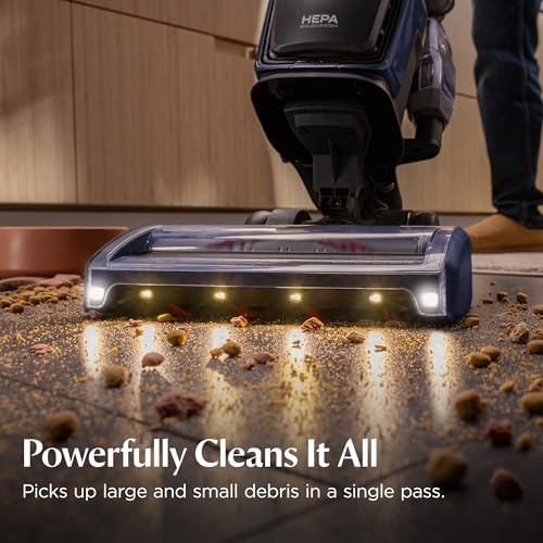 Bissell Pet Hair Eraser DualBrush Upright Vacuum with Two Brush Rolls, DualBrush Self-Cleaning Technology, HEPA Sealed Allergen System, Bright FurFinder Headlights, Lift-Off Pod, 42943