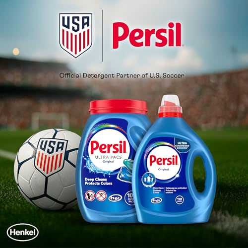 Persil Advanced Clean Oxi+Odor Power, Laundry Detergent Liquid, 82.5 Fl Oz, 82 Loads, Ultra Concentrated Laundry Soap, Fights Tough Stains and Odors, All Water Temperatures, HE Safe