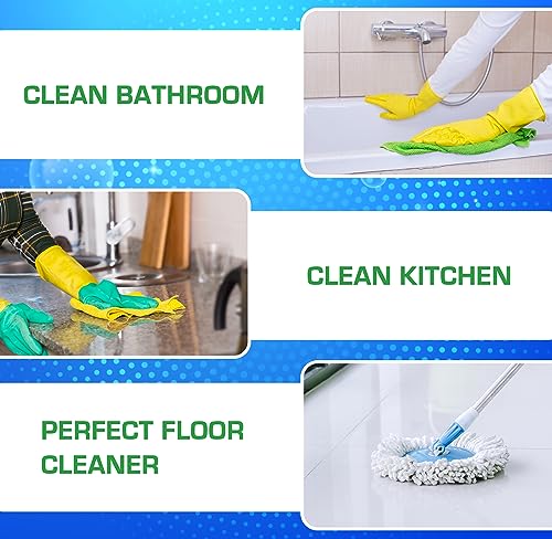 Mr Clean Multi Purpose Meadows Rain Liquid Cleaner Professional Household Non-Toxic Hardwood Floor Cleaner, 64 Ounce, New & Improved 2X Concentrated Solution