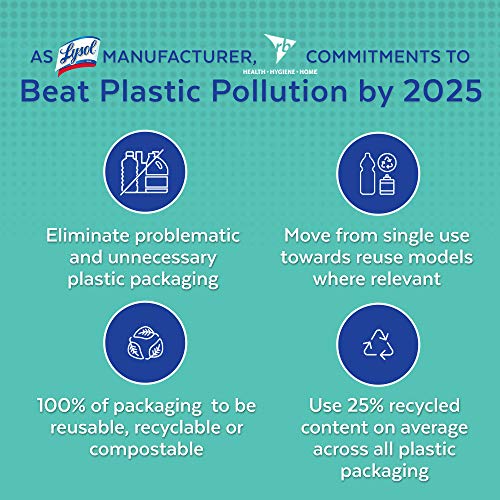 Lysol Smart Refill Cartridges Multipurpose Cleaner, Citrus Breeze, For Disinfecting & Cleaning, 4ct., Packaging May Vary