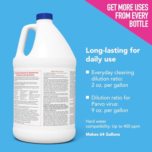 ATP KennelSol Disinfectant Cleaner for Vet Clinics & Kennels, 128 Fl Oz