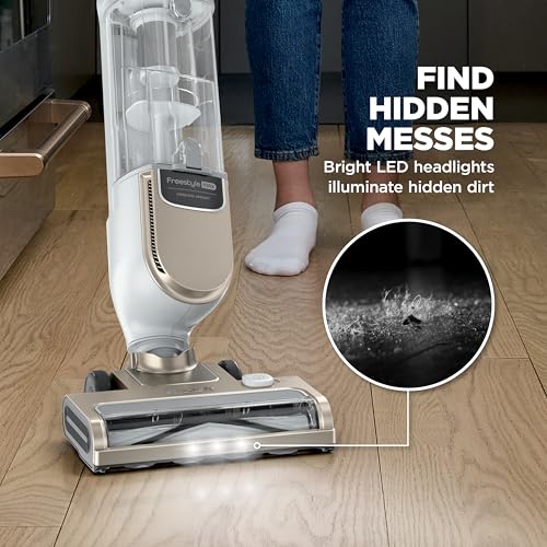 Shark Freestyle Max Cordless Upright Vacuum, Multi-Surface Cleaning, Lightweight, Easy Maintenace, with Large Dust Cup and 2-Speed Brushroll, LED Headlights, Rose Gold, SV2002HRG