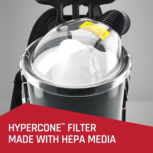Hoover Commercial Shoulder Vac Pro Bagged Backpack Vacuum Cleaner, Lightweight, Chiropractic Design, HEPA Media Filtration, Corded Vacuum Cleaners for Commercial Use on Carpet and Hard Floors