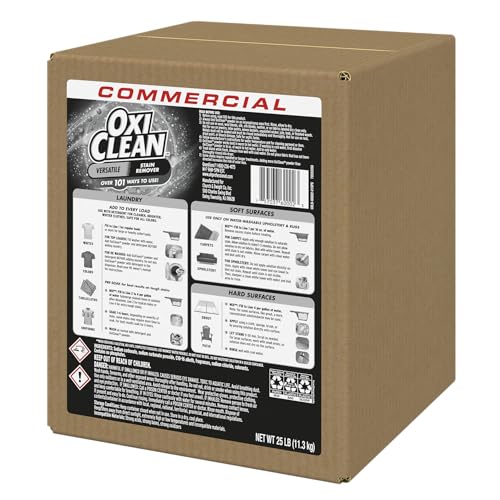 OxiClean Versatile Stain Remover Professional, 25 LB Bulk Box
