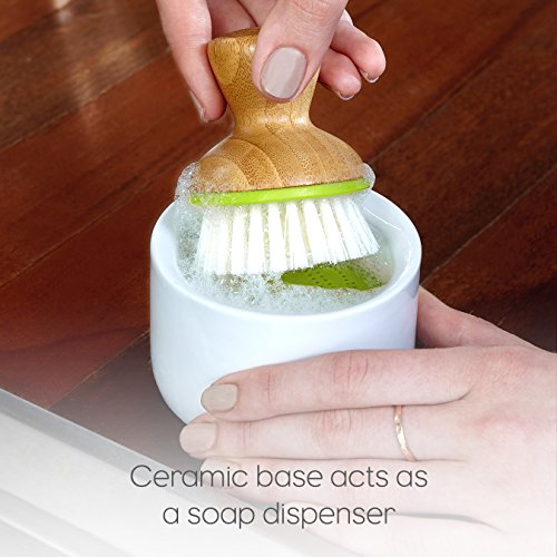 Full Circle Bubble Up Dish Brush, Green (Pack of 6)