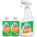 Scrubbing Bubbles Multi Purpose Bathroom Cleaner Concentrate Starter Pack, Reusable Spray Bottle and Two 2.9 oz Refills