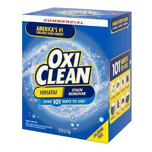 OxiClean Versatile Stain Remover Professional, 7.22 LB Box (Pack of 4) 156 Loads