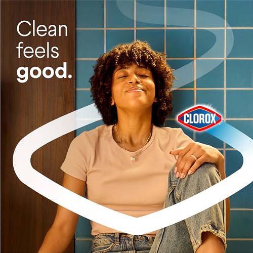 Clorox Scentiva ToiletWand Toilet Cleaner Refills, Lavender and Jasmine, Disposable Toilet Brush Scrubbing Pads, Eliminates Hard Water and Lime Stains 2X Faster than Using a Manual Brush, 10 Count