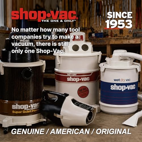 Shop-Vac 6 Gallon Wet/Dry Vacuum, 4.5 Peak HP Shop Vacuum with Blower, 1-7/8 Inch Diameter x 6 Foot Hose, 10 Foot Cord, Ideal for Jobsite, Garage, Workshop & Home