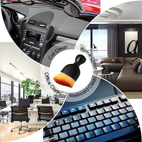 Yungeln 3 PCS Car Interior Detail Dust Brush,Soft Car Interior Detailing Kit Tools,Dash Duster Brush for Auto,Truck,SUV,RV Interior Cleaning