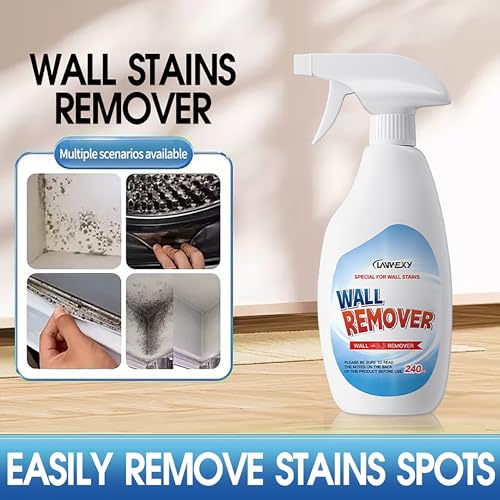 LANWEXY-Highly Effective Removal Spray,Wall Cleaner Spray-Bathroom Foam Cleaner for Shower,Wall,Ceiling,Wood,Kitchens,Tile,Killer with Prevention Inhibitor-1 bottle