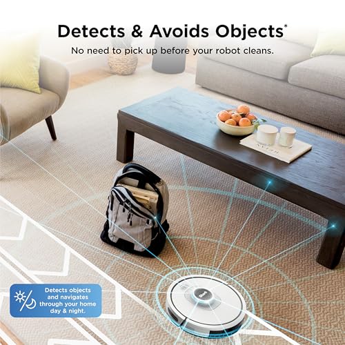 Shark Matrix Clean | Robot Vacuum Cleaner with Powerful Suction for Pet Hair, Rugs, Carpets & Hard Floors | Self-Empty Base | 60-Day Capacity | Voice Control | LiDAR Navigation | Cool Grey | AV2511AE