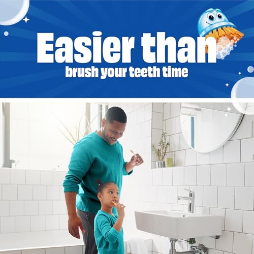 Scrubbing Bubbles Easy Clean Foaming Bleach-Free Bathroom All Purpose Cleaner, Fast-Acting Foam Cleans Limescale, Dirt and Grime on Showers, Sinks, Toilets, Tiles, Counters, & More, 32oz Spray