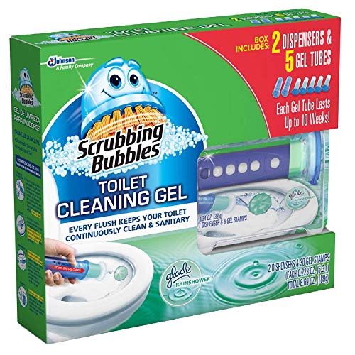 Scrubbing Bubbles N/A Toilet, Rainshower (2 dispensers + 30 Gel Discs)