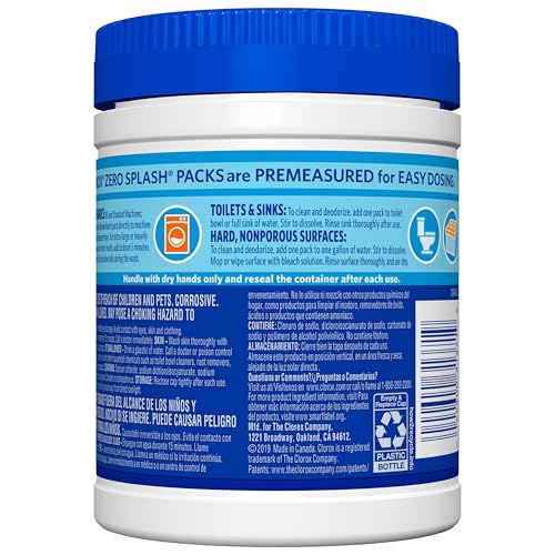 Clorox Control Bleach Packs Regular Laundry Packs, 12 Count