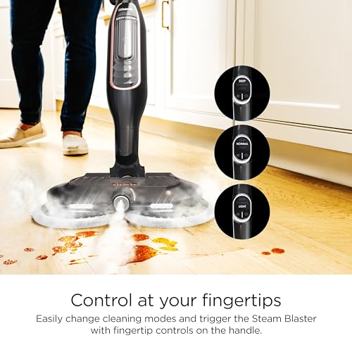 Shark Steam Scrubbing Sanitizing Blaster Mop S7201 Gray/Rose Gold WS1