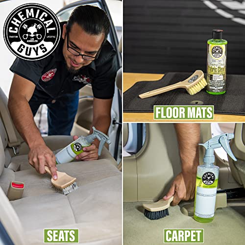 Chemical Guys Foaming Citrus Fabric Clean, Carpet and Upholstery Cleaner - Car Carpet Cleaner for Seats, and Floor Mats, Safe for Home, Office & More, Citrus Scent - 16 oz