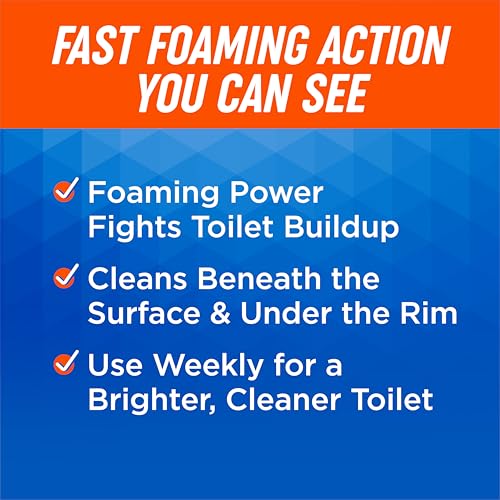 Ty-D-Bol Ultra Foam Toilet Bowl Cleaner - Provides Up to 8 Cleans - Citrus Scent - Fights Buildup and Eliminates Stains Using Immediate Foaming Action