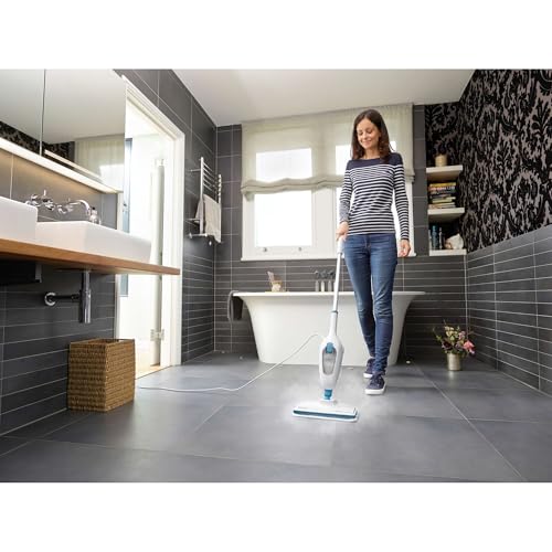 BLACK+DECKER Steam Mop, White (HSM13E1)