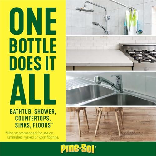 Pine-Sol Multi-Surface Cleaner, Floor Cleaner, Lemon, 96 Fluid Ounces