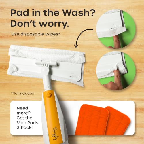 Quiggly Toddler Spray Mop for Kids - Real Water Sprayer, Two-Handed Design for Ages 3-5 - Montessori Functional Cleaning Toy