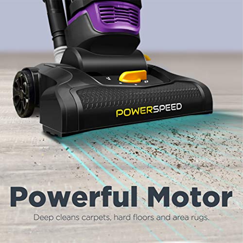 Eureka NEU182B PowerSpeed Bagless Upright Vacuum Cleaner, Purple