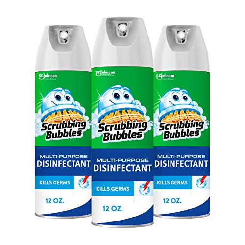 Scrubbing Bubbles Multi-Purpose Disinfectant Spray, 12 oz (Pack of 3)