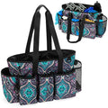LoDrid Professional Cleaning Tote Caddy for Cleaning Supplies, Cleaning Bag Organizer with Dividers and Handle Strap for Housekeepers Work, Totem, (Bag Only)