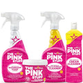 Stardrops - The Pink Stuff - Miracle Cleaning Ultimate Bundle – Paste, Multi-Purpose Spray, Bathroom Foam Spray, and Cream Cleaner – Ideal for Kitchens, Bathrooms, Outdoors, and More