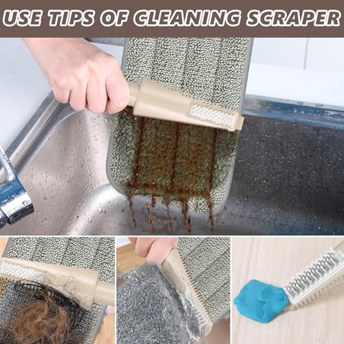 HOMTOYOU Wet Mop for Floor Cleaning: Spray Mop for Multi-Surface Floors