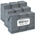 TEAWOO Gray Microfiber Cleaning Cloths Bulk Pack-400 Pack, Microfiber Towels Bulk, Towels for Cars, Cleaning Rags Gray (12x12 inches)