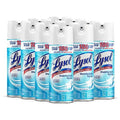 Lysol Disinfectant Spray, Sanitizing and Antibacterial Spray, For Disinfecting and Deodorizing, Crisp Linen, 12.5 Fl. Oz (Pack of 12)
