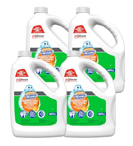 SC Johnson Professional Scrubbing Bubbles Disinfectant Restroom Cleaner, 128oz / Case Qty 4