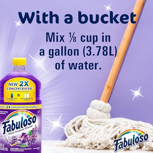 Fabuloso Lavender Multi-Purpose Cleaner, 128 fl oz (Pack of 2)