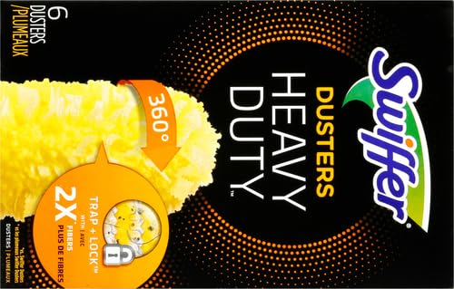 Swiffer Dusters Heavy Duty Multi-Surface Refills, Unscented, 6 Count