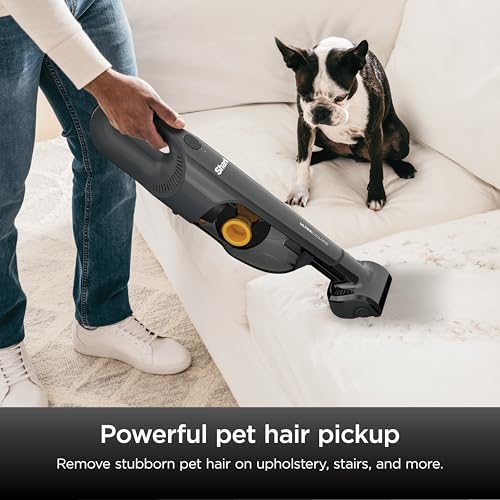Shark UltraCyclone™ Pet Pro Plus Cordless Hand Vacuum, Powerful Suction, Handheld Vacuum for Car & Home, Pet Power Brush, Crevice Tool, Scrubbing Brush, XL Dust Cup, Black, CH951