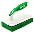 Libman Commercial 1161 Tile and Tub Scrub, Polypropylene, 6" x 3", Green and White (Pack of 6)