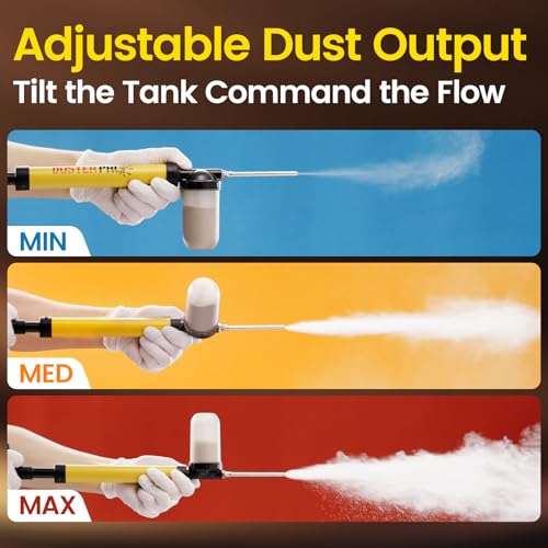 Relime Diatomaceous Earth Powder Duster Adjustable Upto 4 FT, Powder Output Adjustable Pump Applicator, Duster, Dispenser, Sprayer, Dust Application for Diatomaceous Earth
