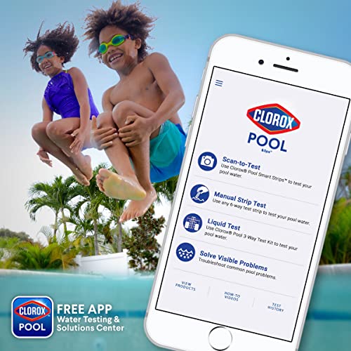 Clorox® Pool&Spa™ Shock Clear, for Crystal Clear Swimming Pool Water, Swim-ready in 15 minutes, Suitable for vinyl pools (12-Pack)