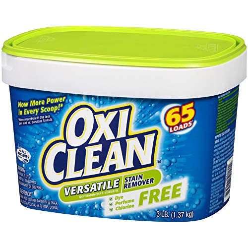 OxiClean Versatile Stain Remover Free, 3 lbs, Pack of 4