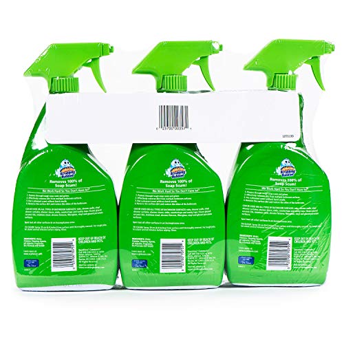 Scrubbing Bubbles Bathroom Grime Fighter Spray, Citrus, 32 Ounces (3 Pack)