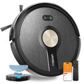 uninell Robot Vacuum and Mop Combo: 5000Pa Strong Suction for Pet Hair on Hard Floor & Carpet, 180 Mins Long Runtime, Self-Charging, Works with Alexa for Effortless Schedule Clean