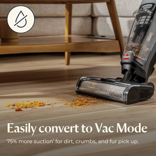 Bissell CrossWave OmniForce Cordless Wet Dry Vacuum Mop, Multi-Surface Floor Cleaner with Tangle-Free Brush Roll & Dedicated Dry Vacuum Mode for Hard Floors & Area Rugs, 3882