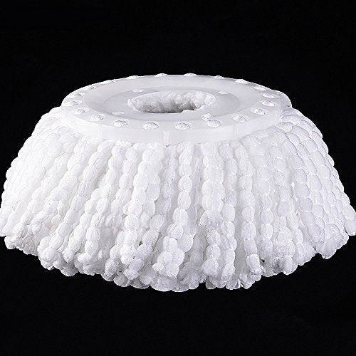 3 Pack Mop Head Replacement Spin Mop Replacement Head Microfiber Spin Mop Refills Easy Cleaning Round Shape Standard Size