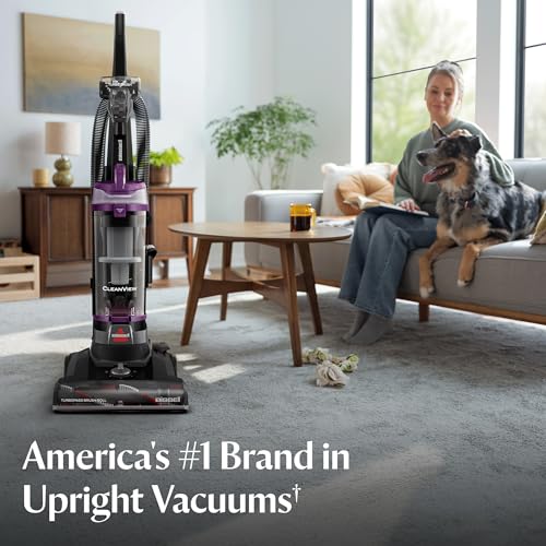 Bissell CleanView Upright Vacuum with Pet Hair Brush Roll, Powerful Suction, Pet Hair Tools, Large Dirt Container, 4438