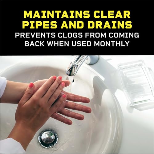 Liquid-Plumr Pro-Strength Full Clog Destroyer, Bathroom & Kitchen Sinks, Shower and Tub Drain, Safe for Pipes, Liquid Drain Cleaner, 80 Fluid Ounces
