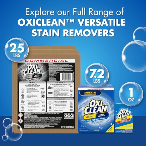 OxiClean Versatile Stain Remover Professional, 25 LB Bulk Box