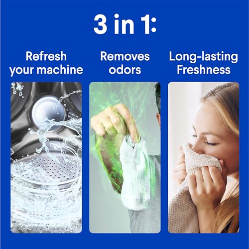 Clorox FreshGuard Laundry Odor Remover, 0% Bleach, Clean Linen, 80 Fl Oz., Pack of 2 (Pack May Vary)